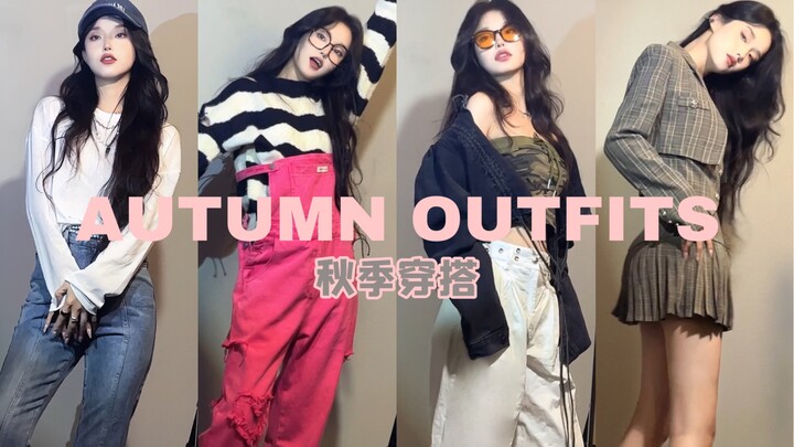 Style over warmth! Early autumn outfit: 169 cm, 46 kg!