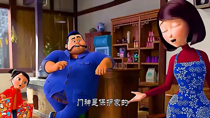 Apa rumahmu masih tempelin dewa pintu?