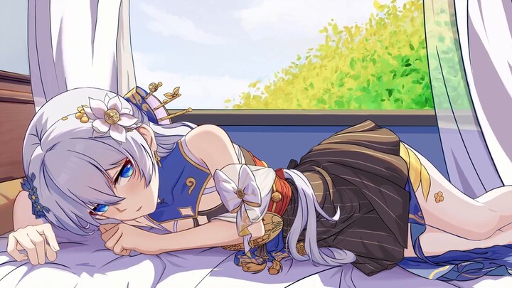 [4K Dynamic] Mr. Stargazer also wants to take a nap with the Captain?