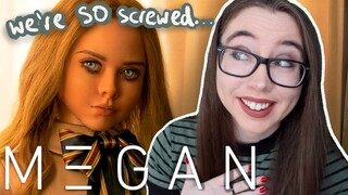 *M3GAN* makes me SO stressed for humanity 💀 | m3gan reaction & movie commentary!