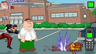 AN Mugen Request #1652: Peter Griffin & Iori Yagami VS Nokia 3310 & Garfield