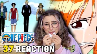 HELP NAMI !!!🏴☠️ One Piece Anime Ep 37 REACTION & REVIEW