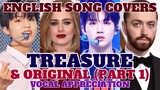 [PART 1] TREASURE vs ORIGINAL (Adele, Liam Payne, Sam Smith,etc.) | English Cover Vocal Appreciation