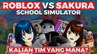 PEMAIN SAKURA SCHOOL SIMULATOR VS ROBLOX ?? ADA APA ??