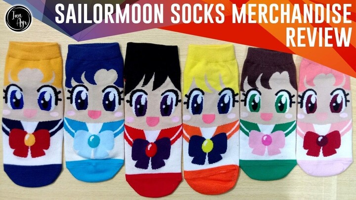 [ REVIEW ] Pretty Guardian Sailor Moon 美少女戦士セーラームーン  Socks Merch / Kaos Kaki Usagi Tsukino 月野 うさぎ
