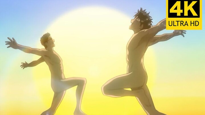 [ Gintama ] Uninhabited island famous scene 4k high definition restoration version