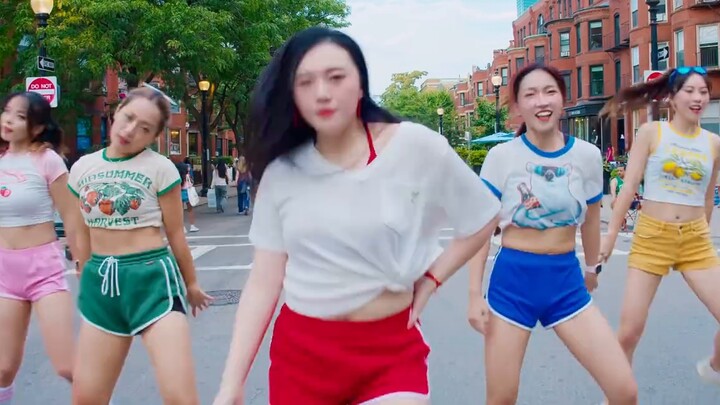 แดนซ์คัฟเวอร์ 'Klaxon' ของ Summer Five Color Warriors แบบช็อตเดียว | สาวๆ (G)I-DLE | บริษัทเต้นรำบอส