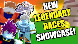 All New Legendary Races Showcase in Anime Rifts DBZ Adventures Unleashed