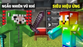 Minecraft Bedwars, Nhưng SIÊU HIỆU ỨNG VS NGẪU NHIÊN ĐỒ VIP Đại Chiến Noob Team