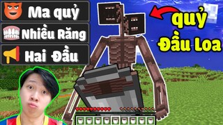 Vinh Uống Sữa Của Quỷ Đầu Loa Tập 15 : UỐNG SỮA TẤT CẢ MỌI THỨ TRONG MINECRAFT* Âm Thanh Đau Đầu 🔔😤