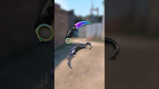 CS:GO vs VALORANT | Karambit Knife Skins