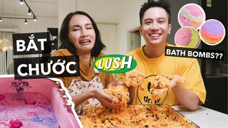 Thử làm viên sủi bath bomb tắm bồn và cái kết!