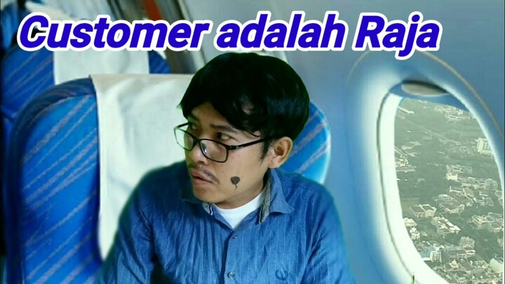 Pesawat Tujuan Surabaya ini hanya berisi dua penumpang? || Customer Adalah Raja || Video Lucu Lucuan