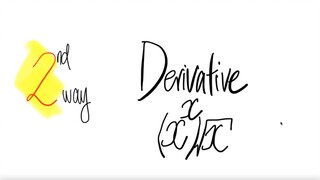 2nd way: derivative (x^x)√ x