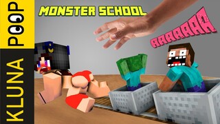 KLUNA POOP: Baby Zombie & Steve is in Danger - Sad Ending | Monster School - Minecraft Animation