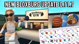 NEW BLOXBURG GYM UPDATE 0.11.7 | roblox
