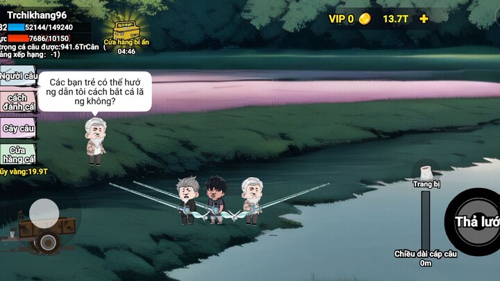 thử thách câu con cá 1 cân#BuildaGame#钓魂#34256696