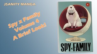 Spy x Family Volume 4 - Product Rapid Review | A Brief Look at the Latest Release | Jsanity Manga