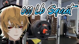 600 lb squat for 1 rep max