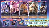NEW! GUARANTEED STARLIGHT SKIN AND LIMITED SKIN + CHANGE NAME CARD! (CLAIM FREE!) | MOBILE LEGENDS