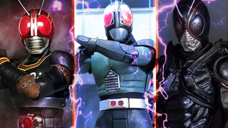 "Transformasi tampan Minami Kotaro dalam periode waktu yang berbeda sebagai Kamen Rider Black RX Bla