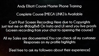 Andy Elliott Course Master Phone Training download