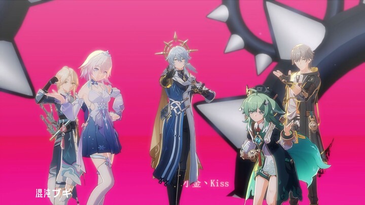 「混沌ブギ」星期日×藿藿×三月七×彦卿×穹【星穹铁道/MMD】（混沌布吉）