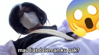 Crispy Cendy Sangat Sus di acara Cosplayer