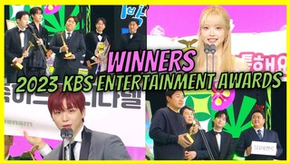 2023 KBS Entertainment Awards WINNERS