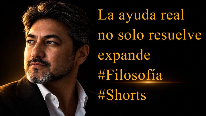 La ayuda real no solo resuelve — expande #Filosofía #Shorts