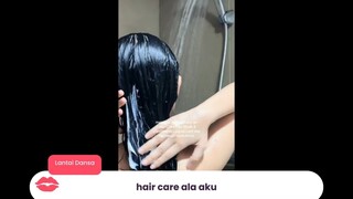 Dari Punggung Dulu Baru Rambut