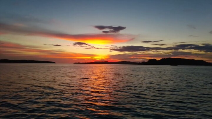 BEAUTIFUL SUNSET AT DINAGAT ISLAND