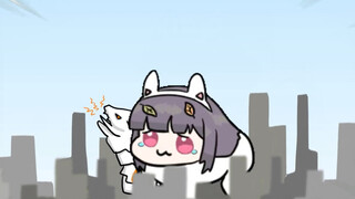 【碧蓝档案】变大的美游（作者：油管@user-ui2td7sm2d）