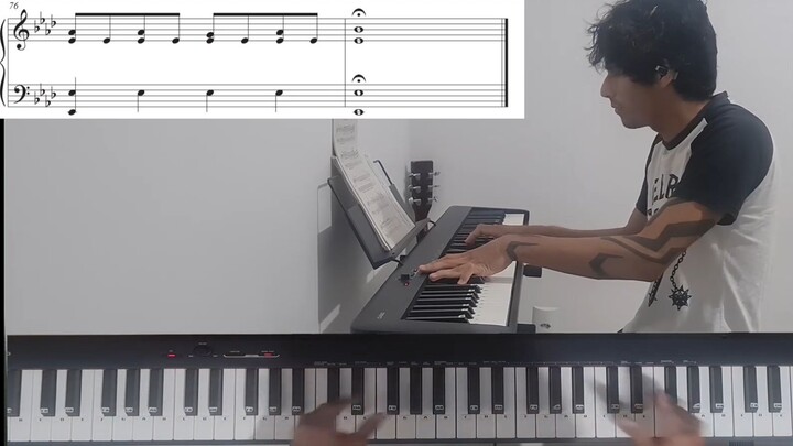 Piano Cover Fresno - O Resto é nada mais ( O sonho de Um Visconde)