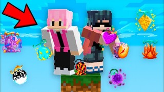 APENAS UM BLOCO DE ONE PIECE DO MINECRAFT COM MEU AMIGO!