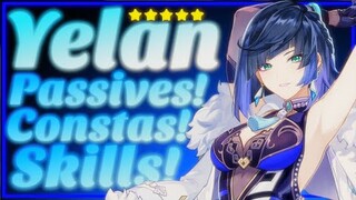 Yelan Skills Talents and Constellation Leaks! | Genshin Impact Leaks