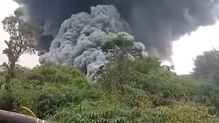 Mount Marapi erupt, West Sumatera