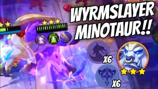 EASY 345K DAMAGE !! HYPER MINOTAUR WYRMSLAYER !! MAGIC CHESS MOBILE LEGENDS