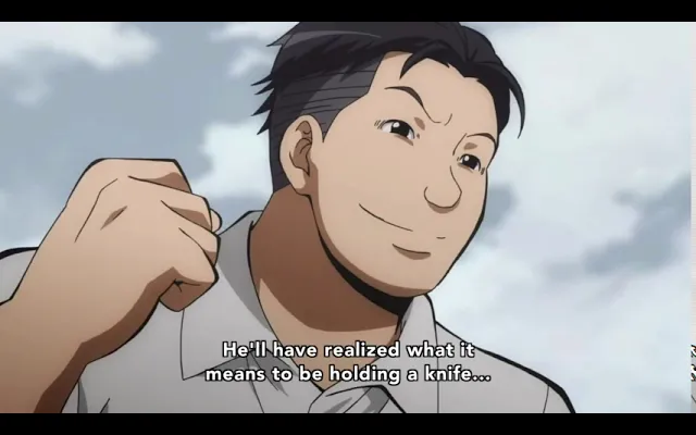 นางิสะ vs ทาคาโอกะ ชกที่ 1 ห้องเรียนลอบสังหาร