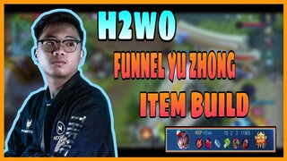 H2WO FUNNEL YU ZHONG | GAMEPLAY | FT: JAPE FREESTYLE RAP | MLBB!