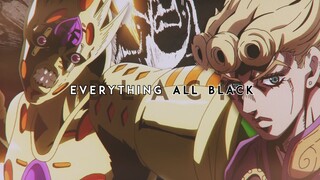 [MAD]Clips of Giorno Giovanna Synced to Music - Bgm: Everything Black