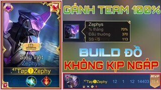 Mẹo Gánh Team Khi Đi Rank Đơn Với Zephys Tỉ Lệ Thắng Cực Cao - TOP Zephys | Liên Quân Mobile