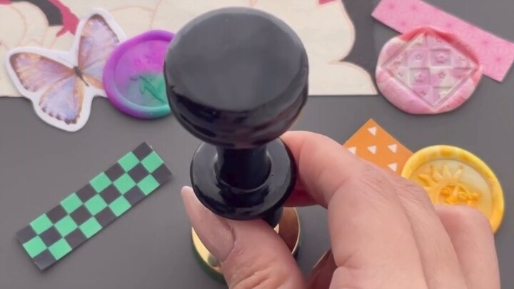 【Japanese fire paint】【Demon Slayer Blade】ファンアートシーリングスタンプ fire paint