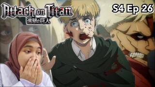 TRAITOR | Attack On Titan Season 4 Episode 26 REACTION INDONESIA