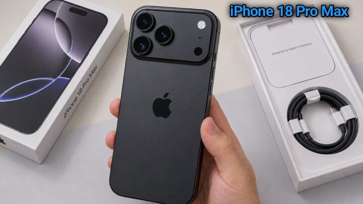 iPhone 18 Pro Max Black (2026) - Unboxing And Review