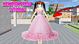 NEW PINK DRESS TUTORIAL | Sakura School Simulator | Gweyc Gaming
