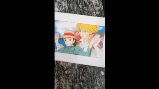 'Howl and sophie' (from howl's moving castle) - Drawing #shorts