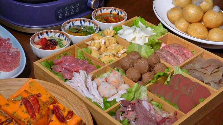 Makan hot pot yang dibuat sendiri memang lebih enak