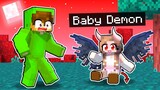 Playing Minecraft As A BABY DEMON! (Tagalog)