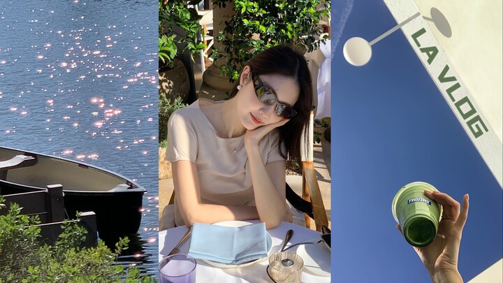 LA VLOG สุดฟิน: ท้องฟ้าสีคราม เมฆขาวละเลียดไม่ไหว | ช้อปปิ้งในซูเปอร์มาร์เก็ตออร์แกนิก จัดมิลค์เชคสุ